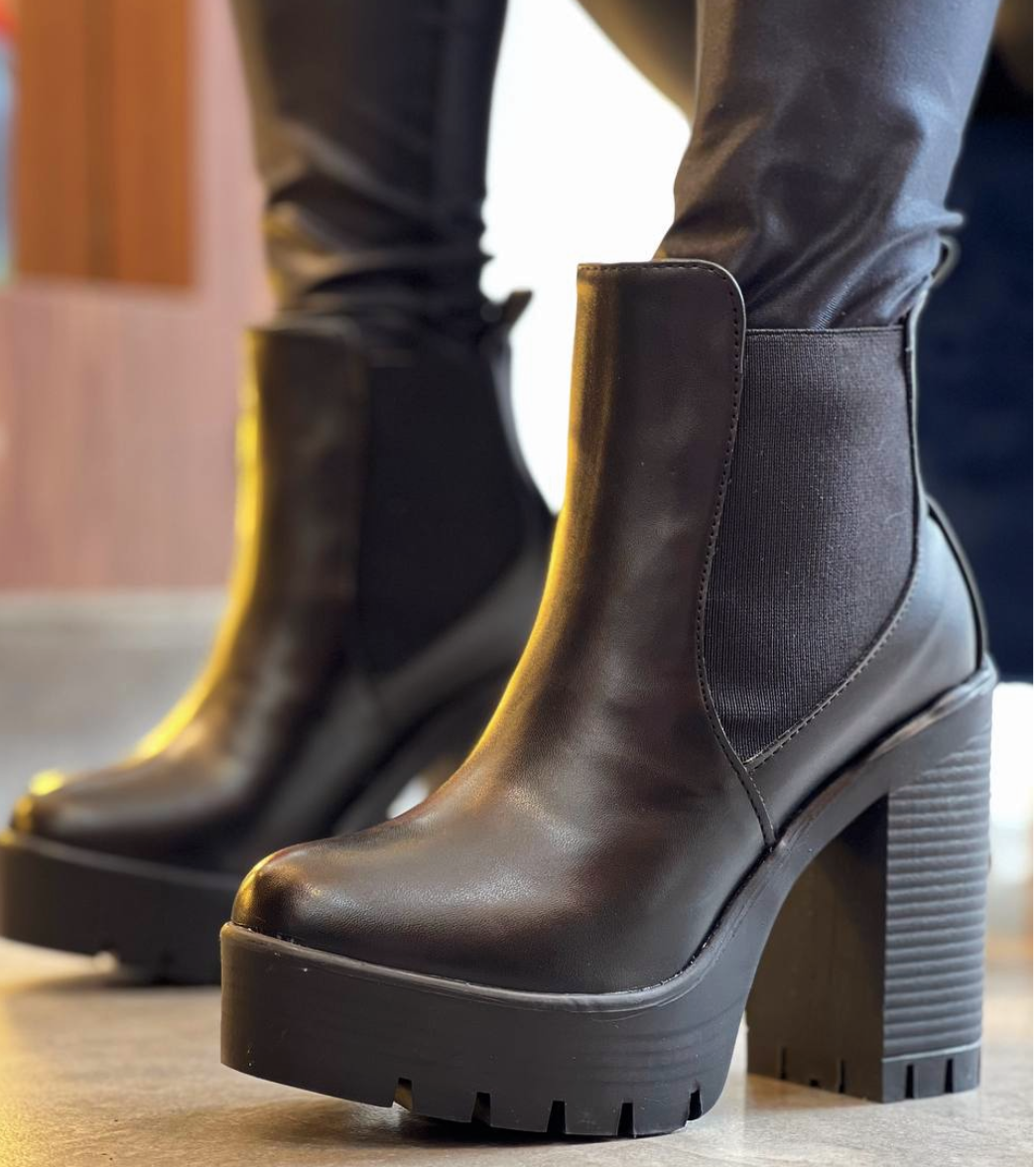 botas de moda largas en plataforma para mujer color negro Comprar tienda onlineshoppingcenterg Colombia centro de compras en linea osc2